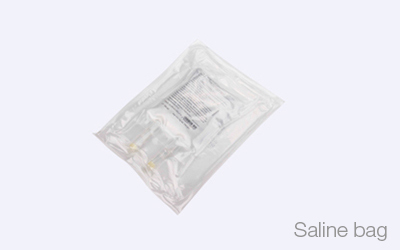 Saline Bag Packaging  in DZL-420R in Thermoformers 