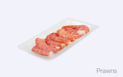 Seafood Packaging in DZL-420VSP in Thermoformers