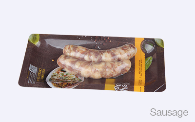 Sausage Packaging in DZL-420VSP in Thermoformers