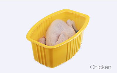 Chicken Packaging in DZL-420Y in Thermoformers