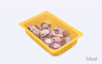 Fresh meat packaging in DZL-420Y in thermoformers