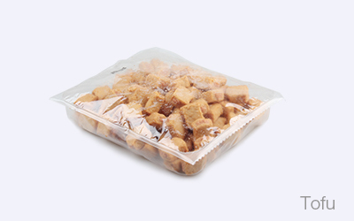 Tofu Packaging in DZL-420R in Thermoformers